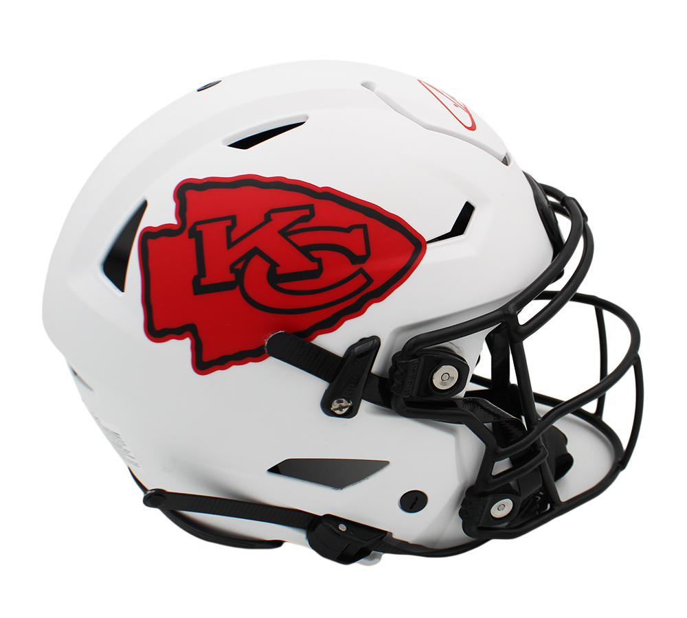 Chris Jones Signed Kansas City Chiefs Speed Flex Authentic Lunar NFL Helmet - Image 2