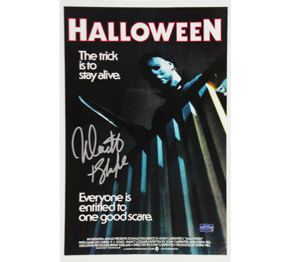 Nick Castle "Michael Myers" Signed Halloween Unframed 11x17 Poster