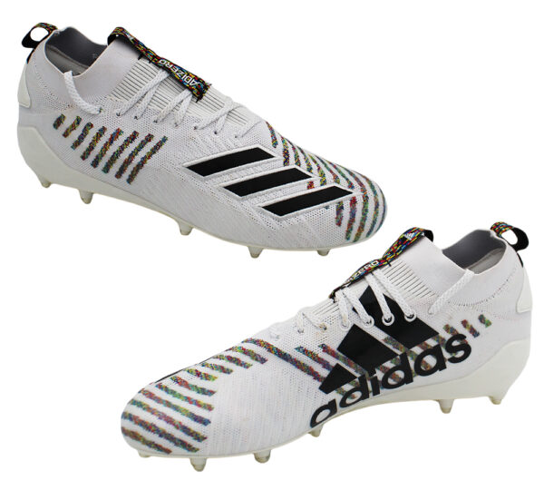 Adidas Adizero Size 14 White Cleats - Image 3