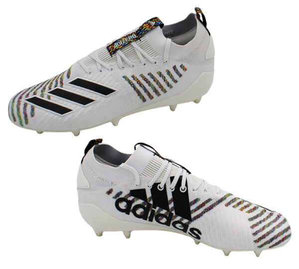 Adidas Adizero Size 14 White Cleats - Image 2