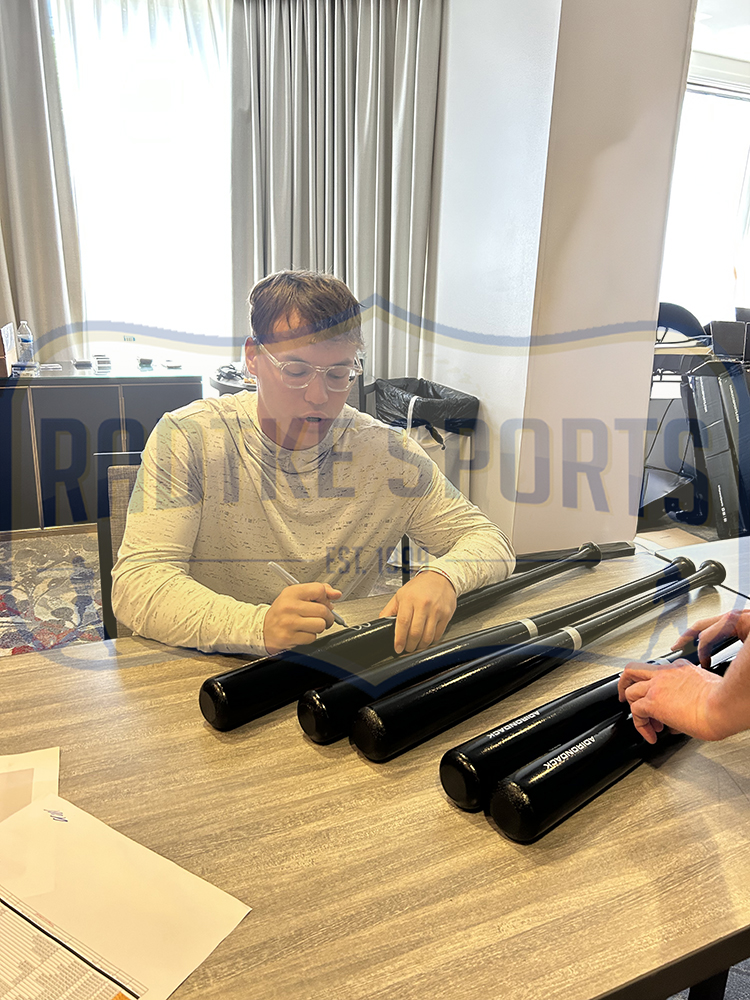 JJ Wetherholt Signed St. Louis Cardinals Rawlings Adirondack Black MLB Bat - Image 4