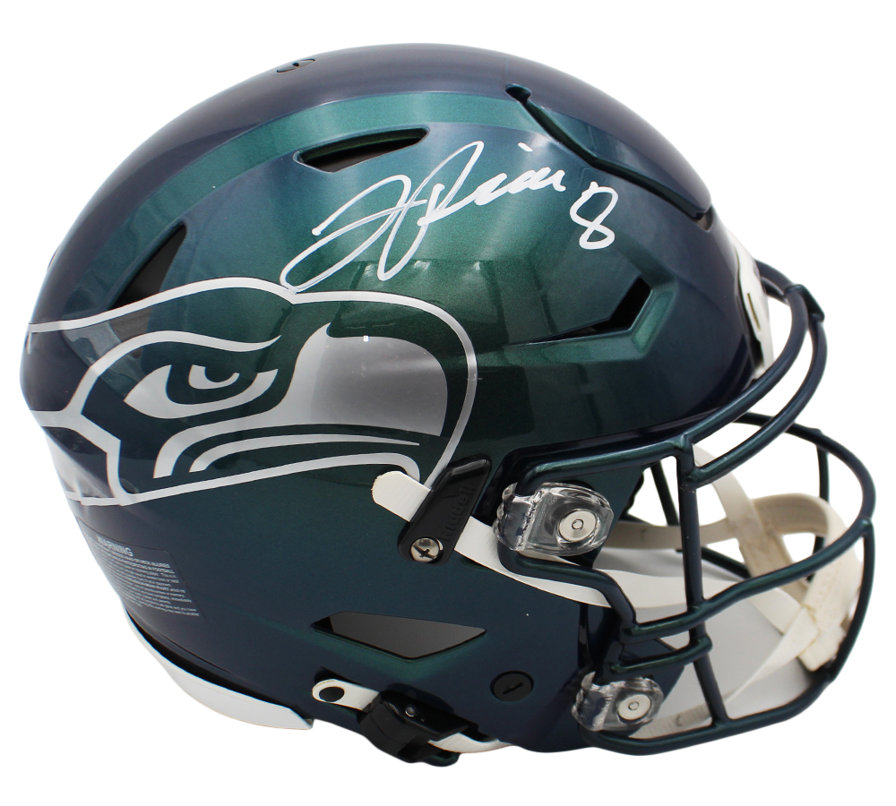 Jadarian Price Signed Seattle Seahawks Speed Flex Authentic Rivalries NFL Helmet - Radtke Sports Authenticated - Image 2