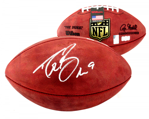 Drew Brees Signed Authentic Wilson Duke NFL Football-0