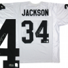 Bo Jackson Autographed/Signed Oakland Raiders White Custom Deluxe NFL Jersey-0