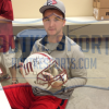 AJ McCarron Signed Alabama Crimson Tide White Custom Authentic Helmet with Matte Finish and Throwback Decal-10229
