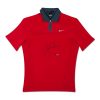 Tiger Woods Signed 2013 Nike TW Engineered Red Polo Shirt-13633