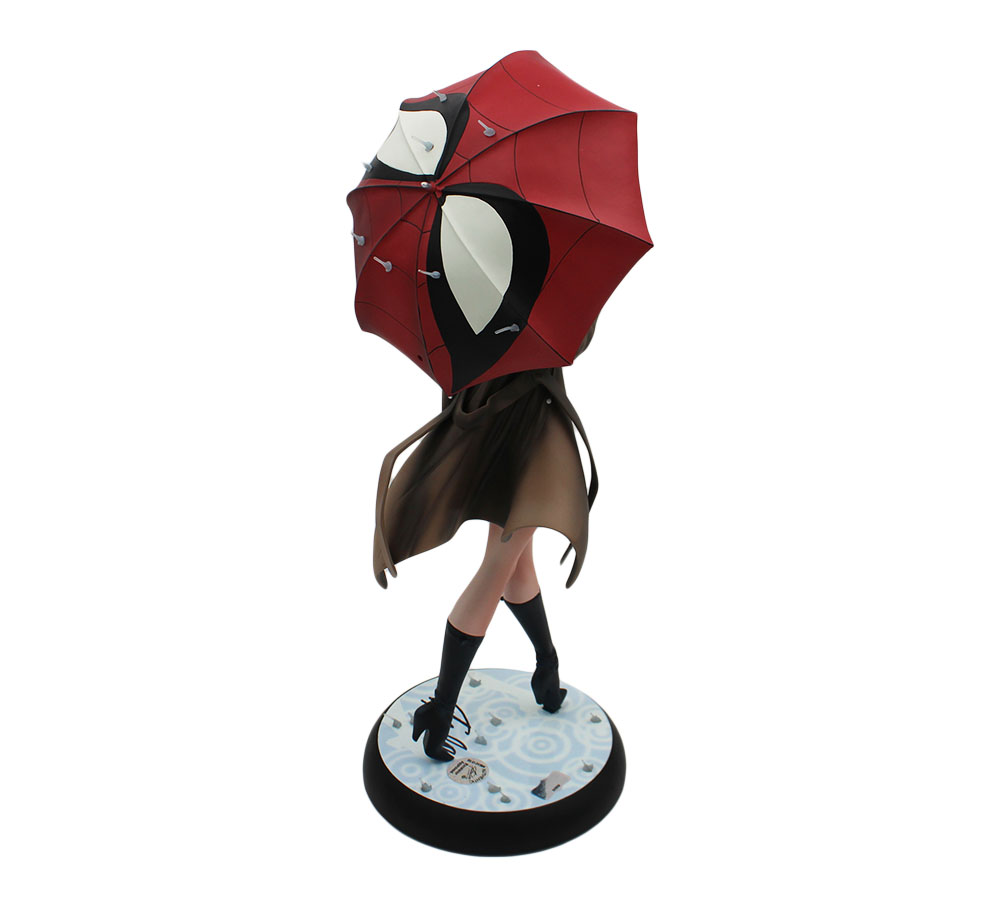 Stan Lee Signed Marvel Gwen Stacy Sideshow Collectibles Campbell Collection Comiquette Statue - Image 5