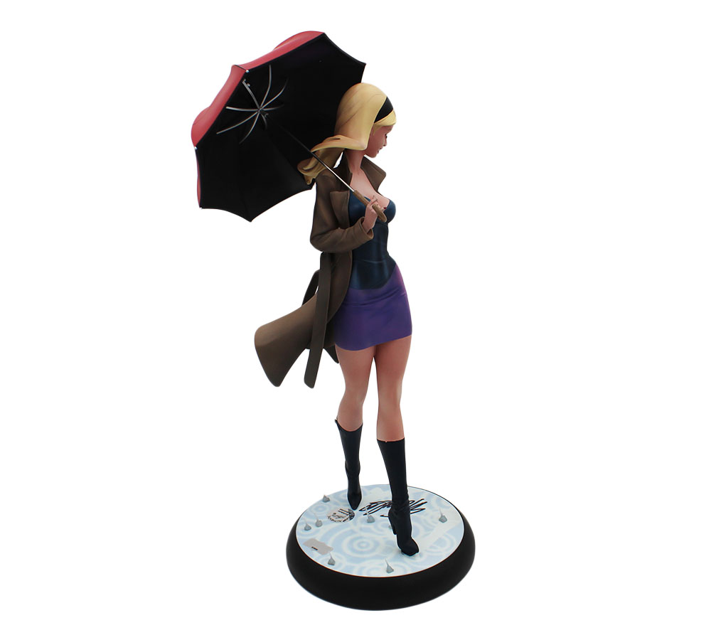 Stan Lee Signed Marvel Gwen Stacy Sideshow Collectibles Campbell Collection Comiquette Statue - Image 4
