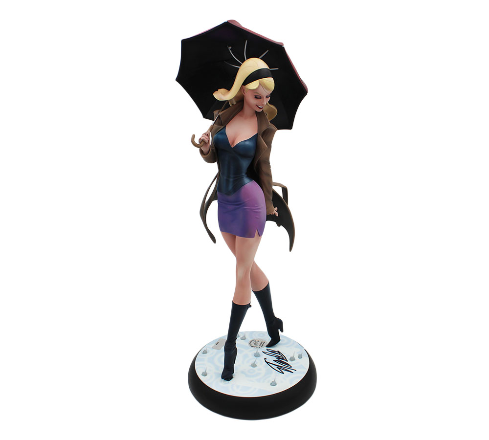 Stan Lee Signed Marvel Gwen Stacy Sideshow Collectibles Campbell Collection Comiquette Statue - Image 3