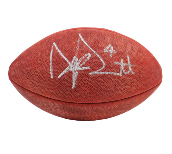Dak Prescott Signed Dallas Cowboys Wilson Authentic NFL Football - Image 2