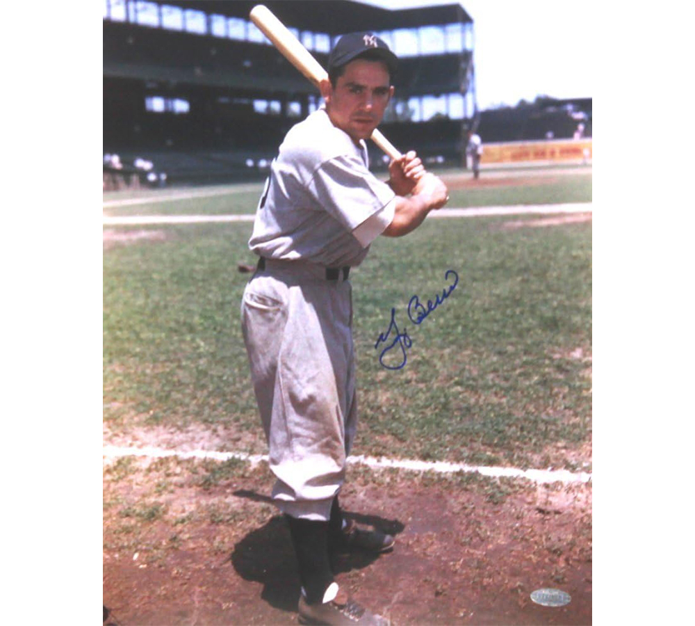 Yogi Berra Signed New York Yankees Unframed 11×14 Photo