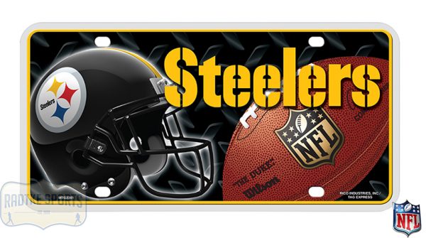 Pittsburgh Steelers Officially Licensed NFL Metal License Plate-0