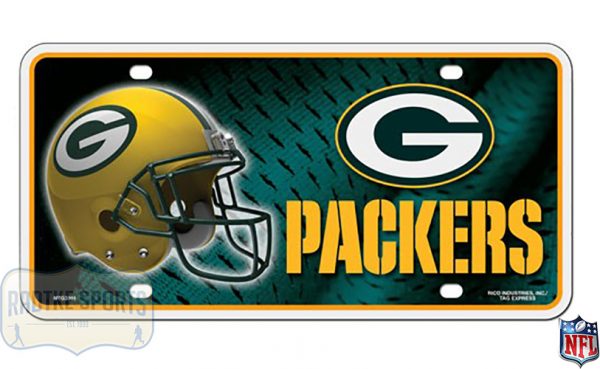 Green Bay Packers Officially Licensed NFL Metal License Plate-0