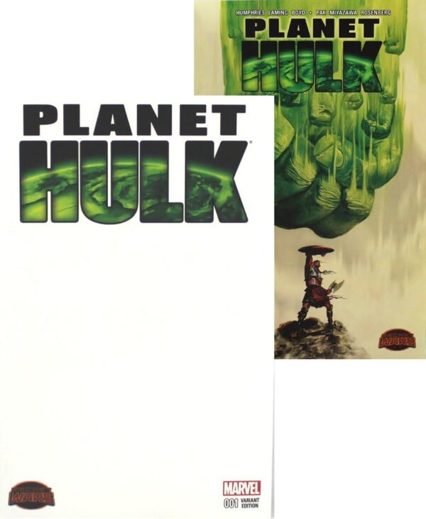 Planet Hulk #1 Secret Wars Variant Cover Comic Book - White Cover