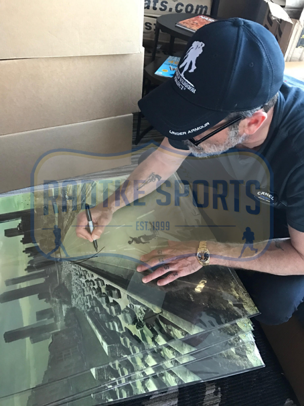 Jeffrey Dean Morgan Signed The Walking Dead Full Size Season One Poster with "Negan" Inscription-19271