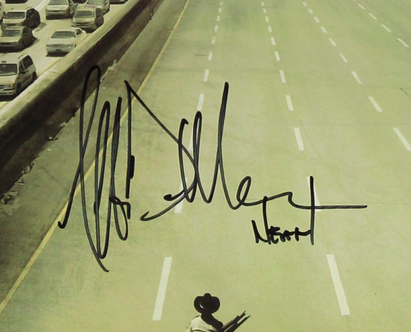 Jeffrey Dean Morgan Signed The Walking Dead Full Size Season One Poster with "Negan" Inscription-19269