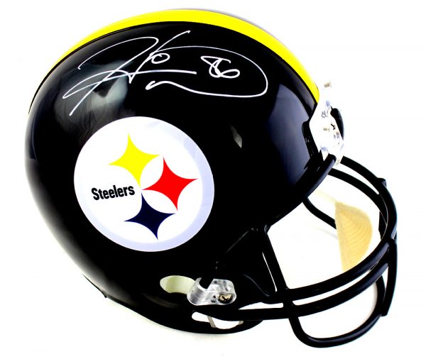 Hines Ward Signed Pittsburgh Steelers Riddell Full Size NFL Helmet -0