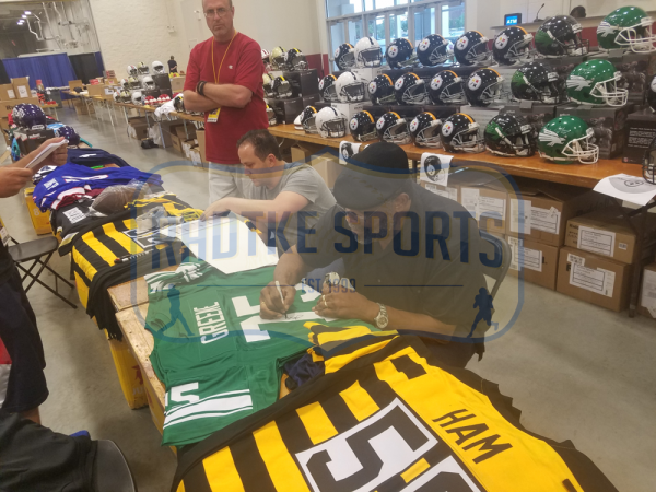 Joe Greene Signed North Texas Mean Green Custom Jersey With "HOF 87" Inscription-22820
