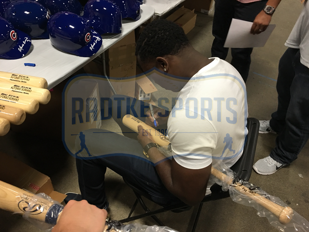 Alfonso Soriano Signed MLB Blonde Big Stick Bat - New York Yankees-22311
