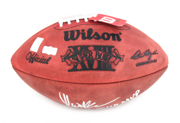 Marcus Allen Signed Super Bowl 18 Authentic NFL Football with "SB XVIII MVP" Inscription - Oakland Raiders-23122