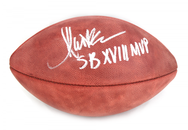 Marcus Allen Signed Super Bowl 18 Authentic NFL Football with "SB XVIII MVP" Inscription - Oakland Raiders-23121