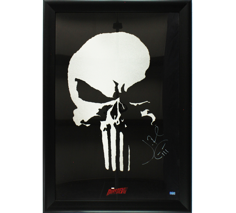 Jon Bernthal Signed The Punisher Framed Poster With "The Punisher" Logo