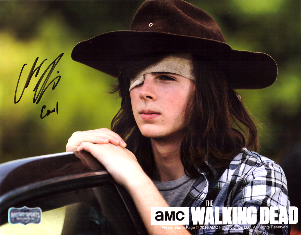 Chandler Riggs “Carl Grimes” Signed The Walking Dead 8×10 Photo ...