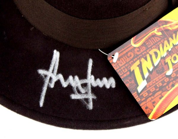 Harrison Ford Signed Indiana Jones Officially Licensed Brown Wool Felt Fedora Hat - Image 2