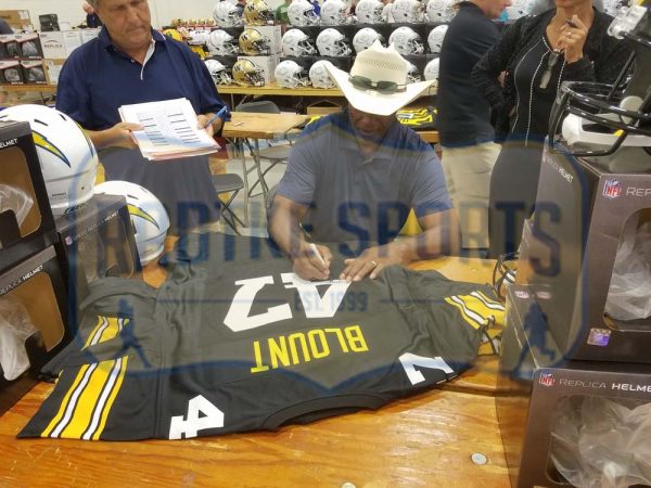 Mel Blount Signed Pittsburgh Steelers Black Framed Custom Jersey With "HOF 89" Inscription-26501