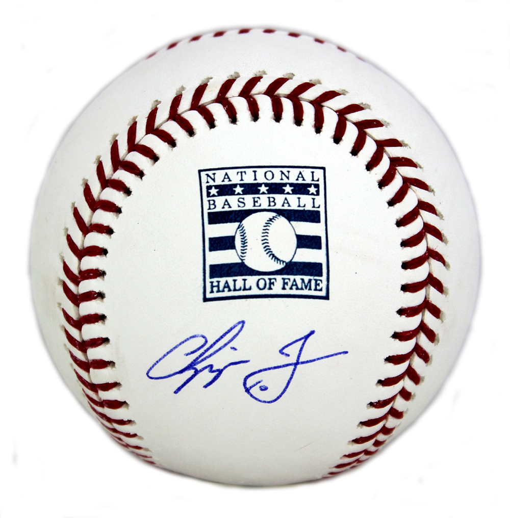 Chipper Jones Signed Atlanta Braves Official Rawlings Hall of Fame ...