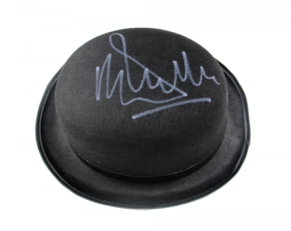 Malcolm McDowell Signed A Clockwork Orange Bowler Hat-27876