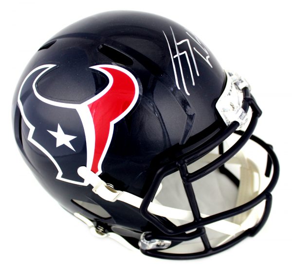 J.J. Watt Signed Houston Texans Speed Full Size NFL Helmet -32490