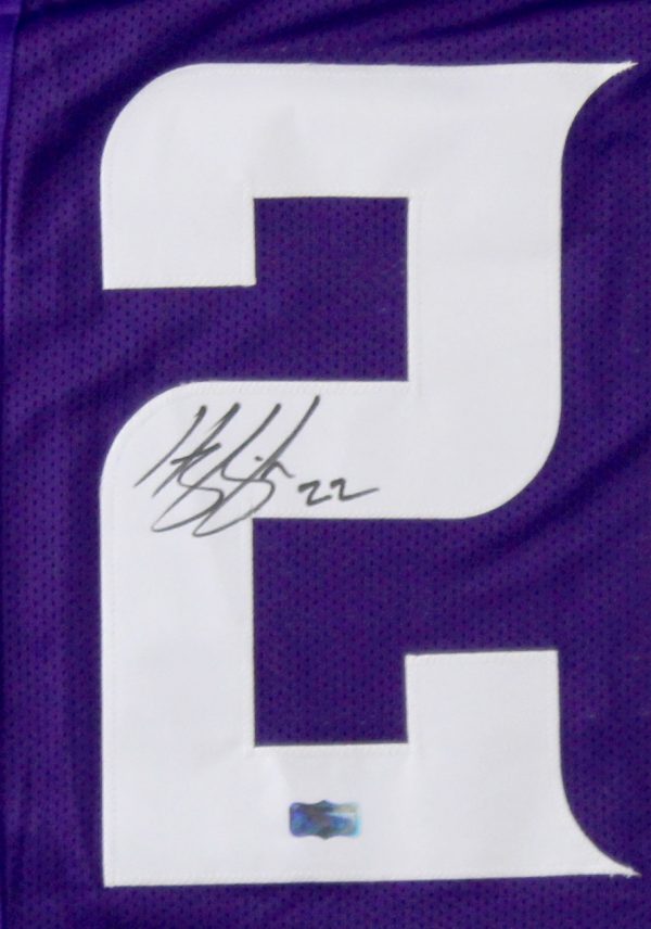 Harrison Smith Signed Minnesota Vikings Purple Custom Jersey - Image 2