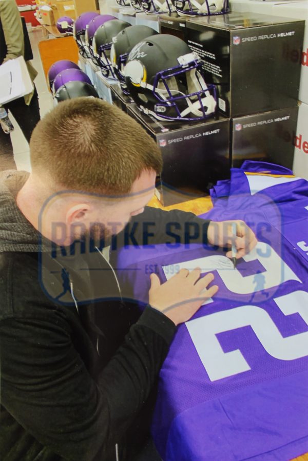 Harrison Smith Signed Minnesota Vikings Purple Custom Jersey - Image 3