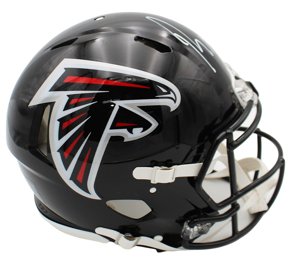 Roddy White Signed Atlanta Falcons Speed Authentic TB 2003-2019 NFL Helmet - Radtke Sports Authenticated - Image 2