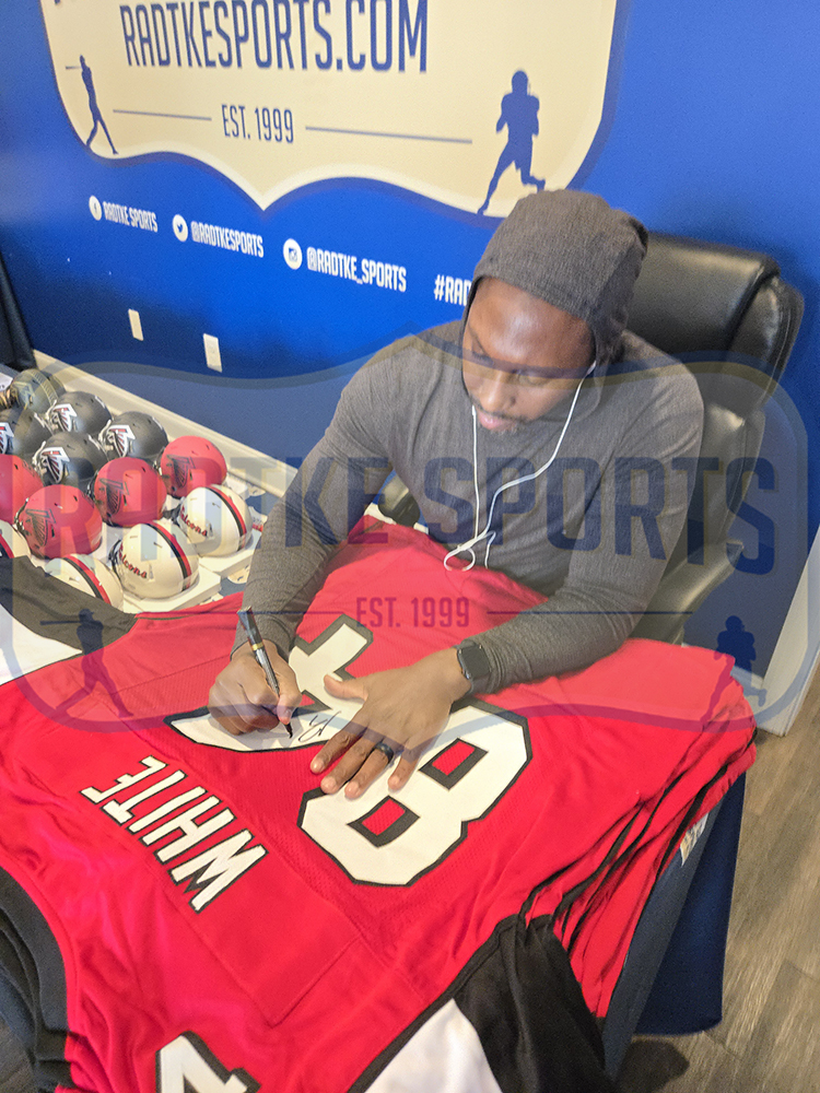 Roddy White Signed Atlanta Custom Red Jersey - Radtke Sports Authenticated - Image 3