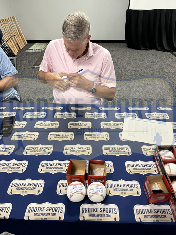 Dale Murphy Signed Atlanta Braves Rawlings Official Major League Baseball With "Last to Wear #3" Inscription - Image 3