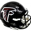 Devonta Freeman Signed Atlanta Falcons Full Size Speed Helmet With"Fast & Physical" Inscription - Image 2