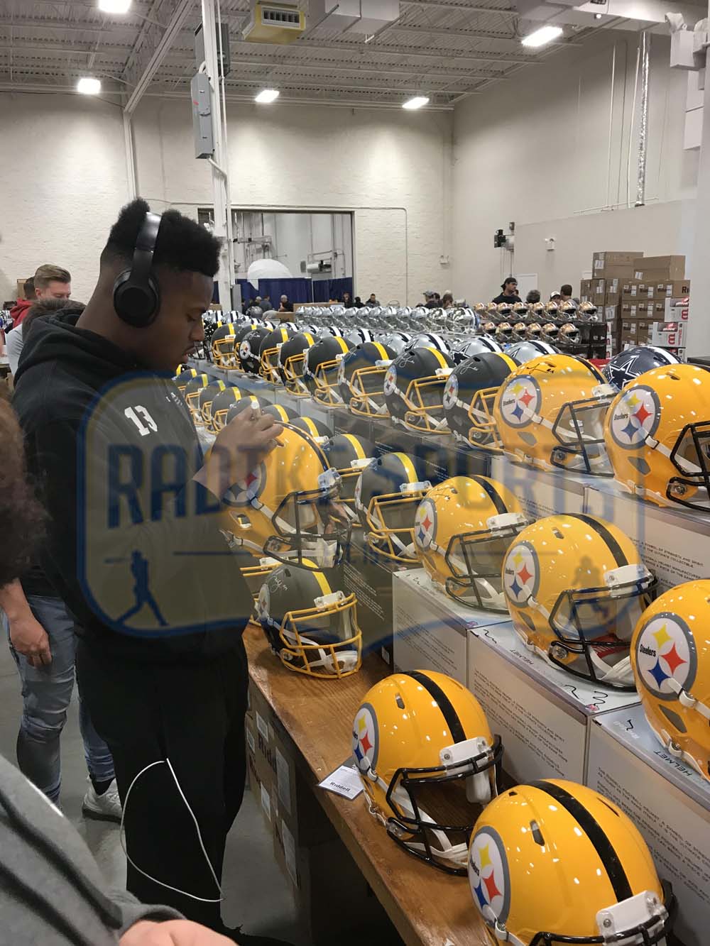 JuJu Smith-Schuster Signed Pittsburgh Steelers Throwback Speed