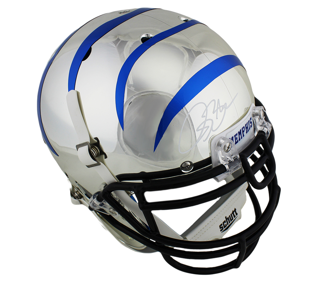 Replica Helmet Memphis Football Helmet Isaac Bruce Signed Memphis
