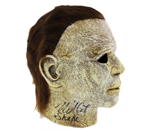 Nick Castle "Michael Myers" Signed Halloween Replica Mask with "Shape" Inscription - Image 2