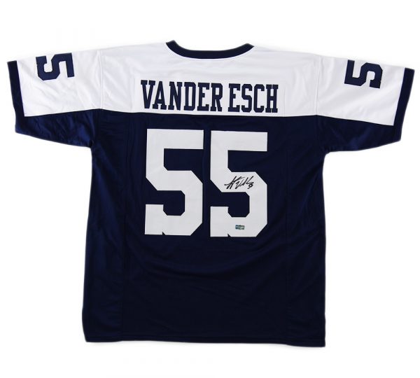 Leighton Vander Esch Signed Dallas Custom Thanksgiving Jersey