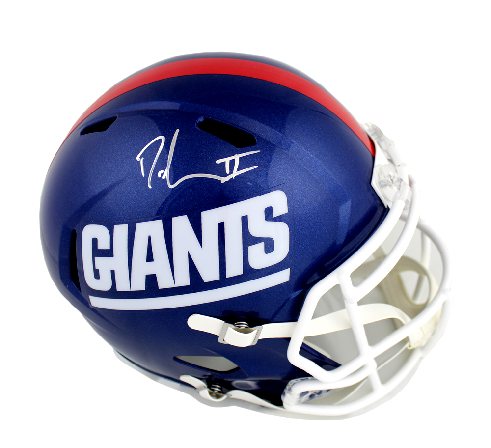 Dexter Lawrence Signed New York Giants Speed Full Size Color Rush