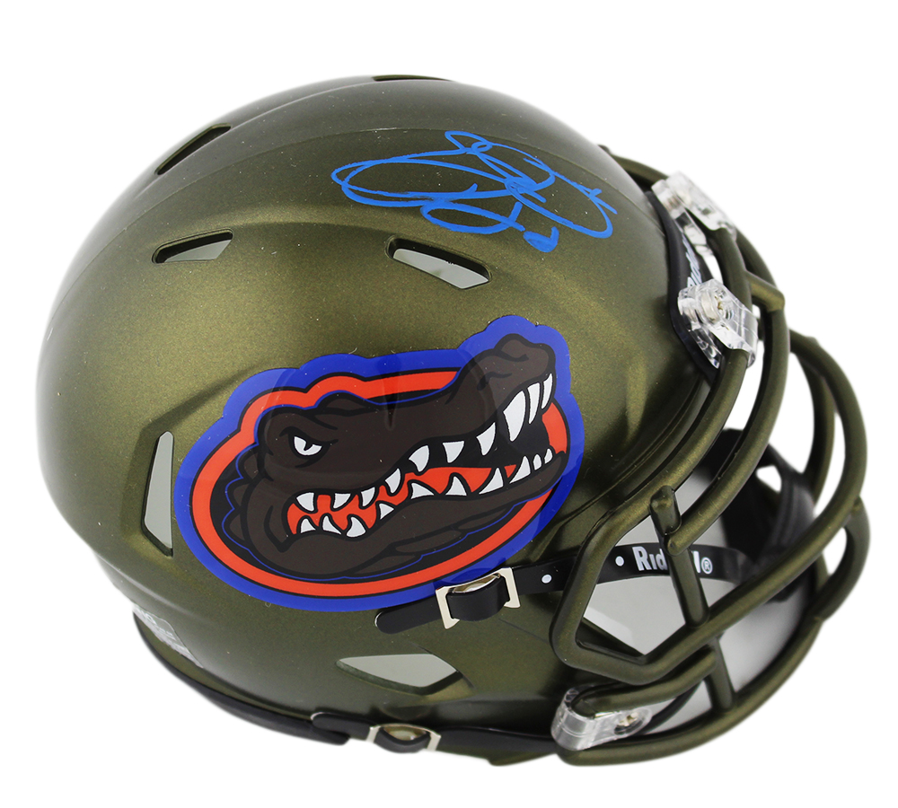 florida gators mini football helmet Riddell Speed scale display helmet is perfect for all football fans and great for autographs Emmitt Smith Signed Florida Gators