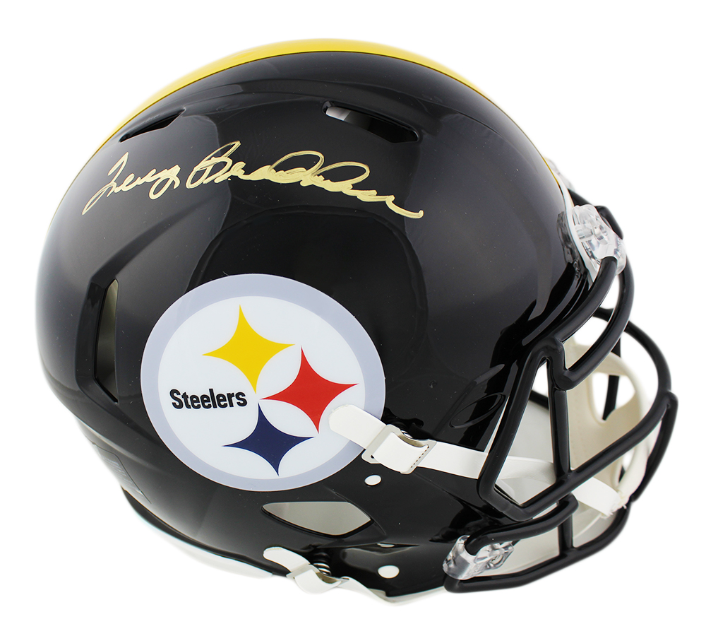 Terry Bradshaw Signed Pittsburgh Steelers Speed Authentic Black NFL Helmet