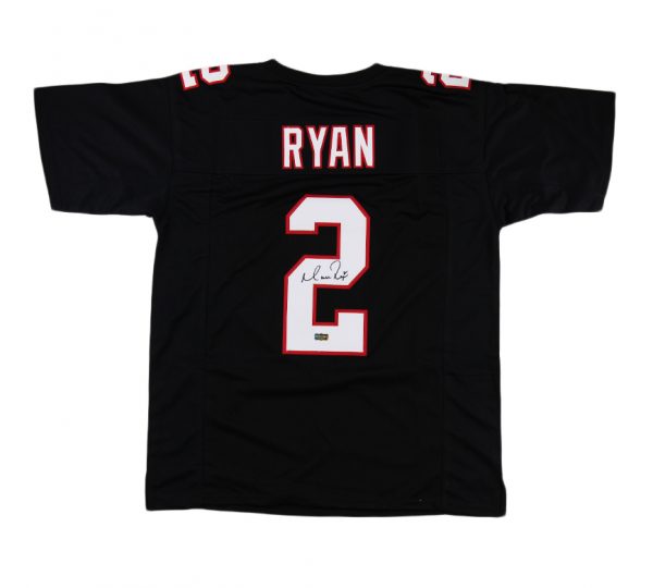 Matt Ryan Signed Atlanta Custom Black Jersey