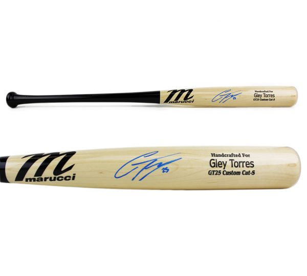 Gleyber Torres Signed New York Yankees Marucci MLB Bat