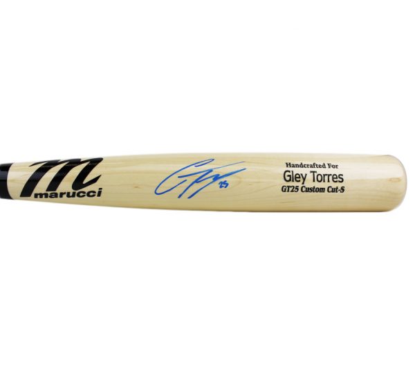 Gleyber Torres Signed New York Yankees Marucci MLB Bat - Image 3