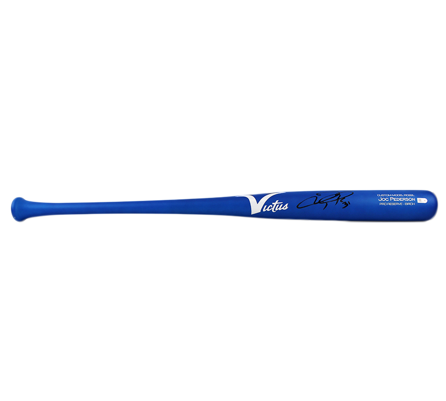 Joc Pederson Signed Los Angeles Dodgers Victus Players Weekend MLB Bat - Image 3
