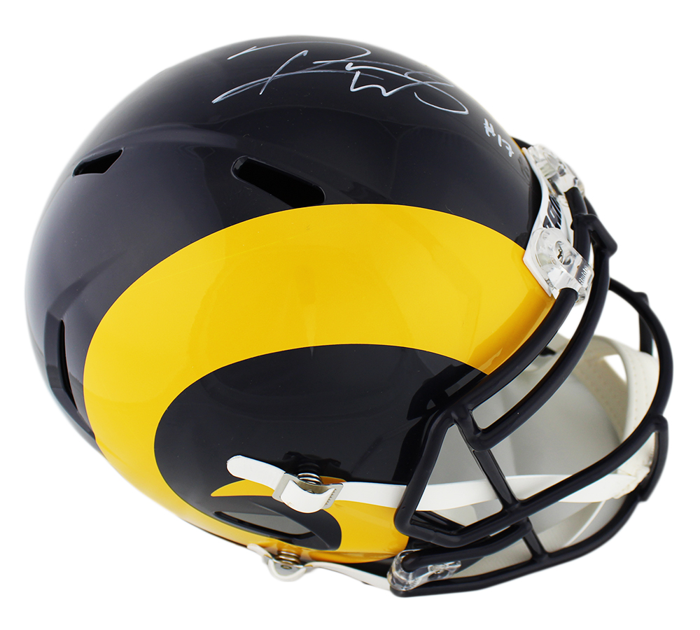 Robert Woods Signed Los Angeles Rams Speed Full Size Color Rush